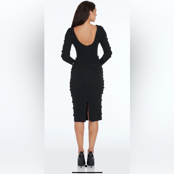 New Dress the Population Emery Bow Dress - Picture 4 of 7